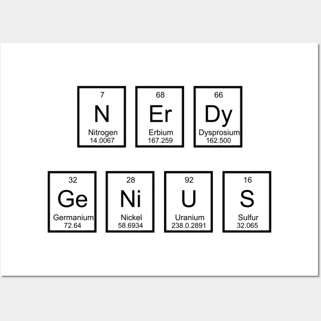 NErDy GeNiUS Wall Art by RFMDesigns